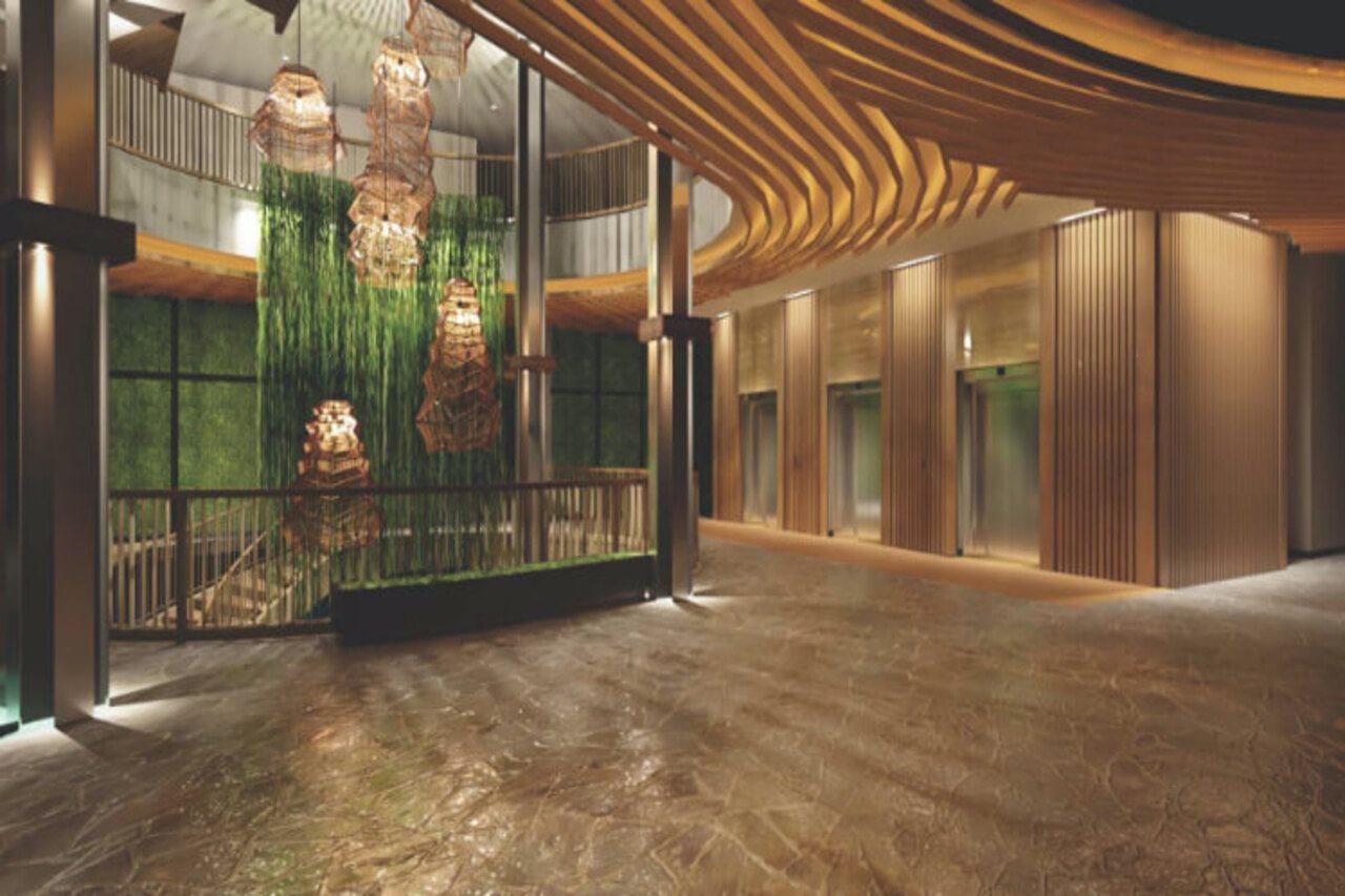 The Botanica Sanctuary Hotel Puncak Exterior photo The lobby of the hotel
