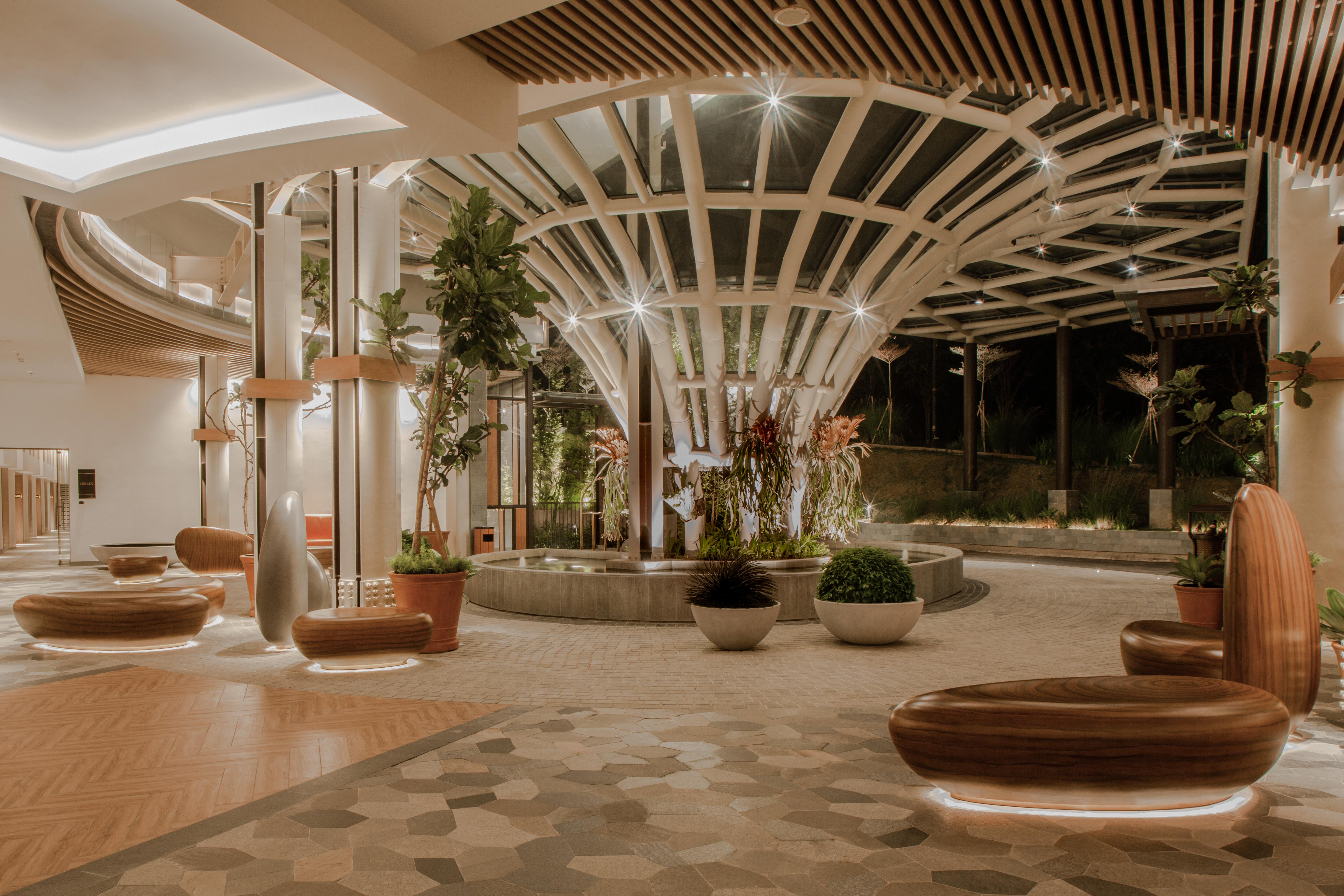 The Botanica Sanctuary Hotel Puncak Exterior photo The lobby of the hotel